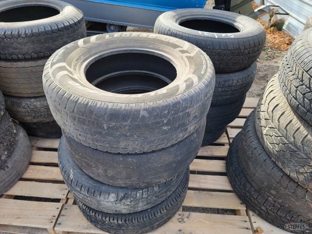 (8) Misc. 15" tires